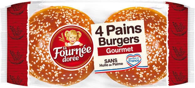 La Fournée Dorée Pains burgers Gourmet packshot