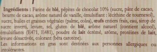 La Fournée Dorée Brioche tranchée aux pépites de chocolat packshot