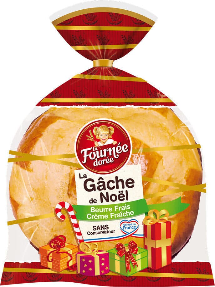 La Fournée Dorée Gâche de noël 800g packshot