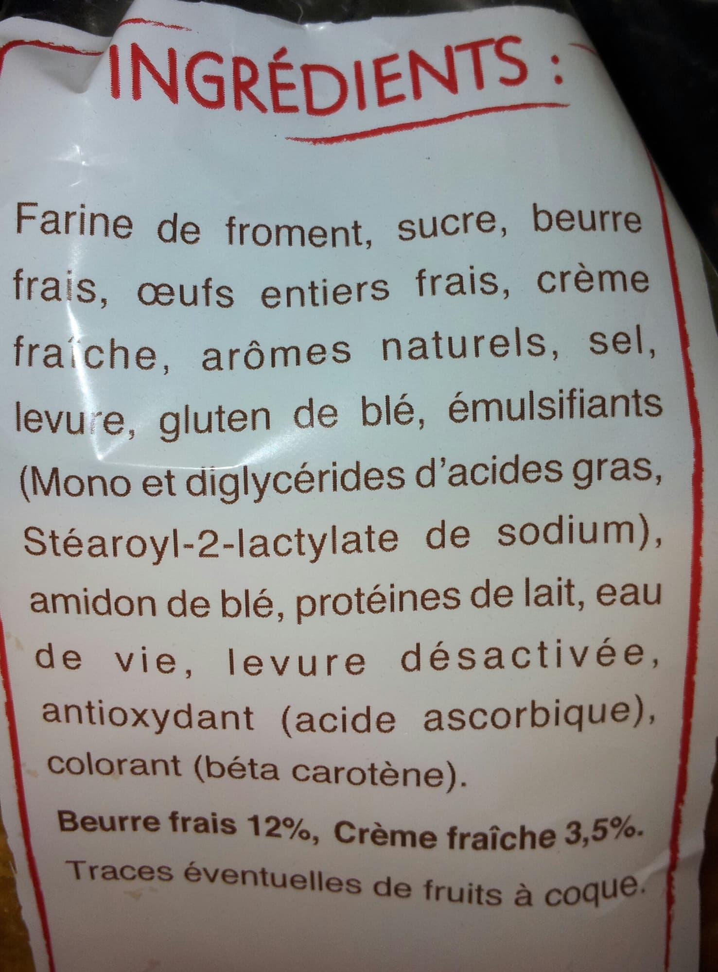 La Fournée Dorée La Gâche Tranchée, Brioche au Beurre Frais et à la Crème Fraîche packshot