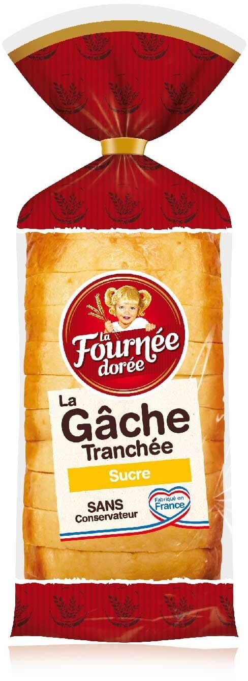 La fournee doree La Gâche Tranchée au sucre x 14 tranches packshot