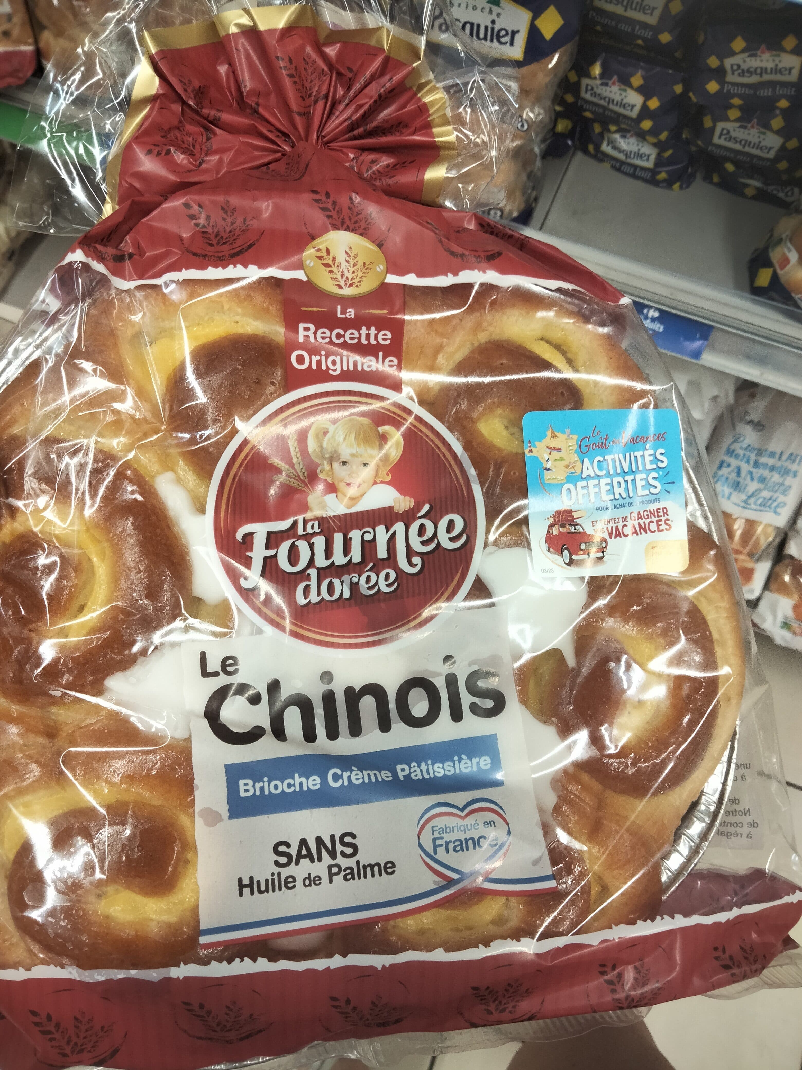 La Fournée Dorée Chinois crème pâtissière packshot