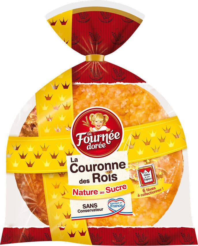 La Fournée dorée Couronne rois briochée nature 350g packshot