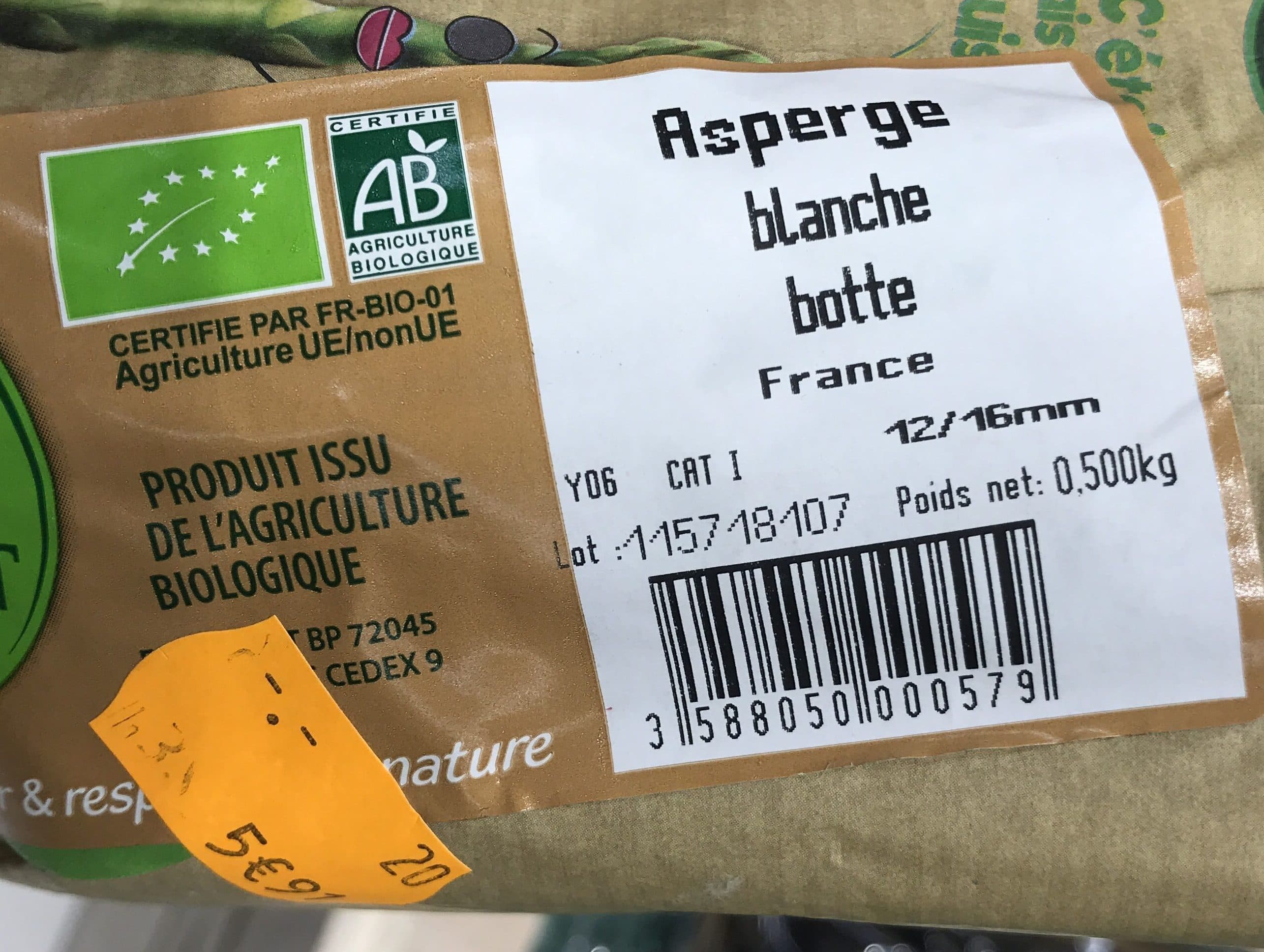 Bio Fort & Vert L'asperge Bio packshot