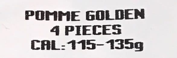 Bio à prix sympa Pomme Golden packshot