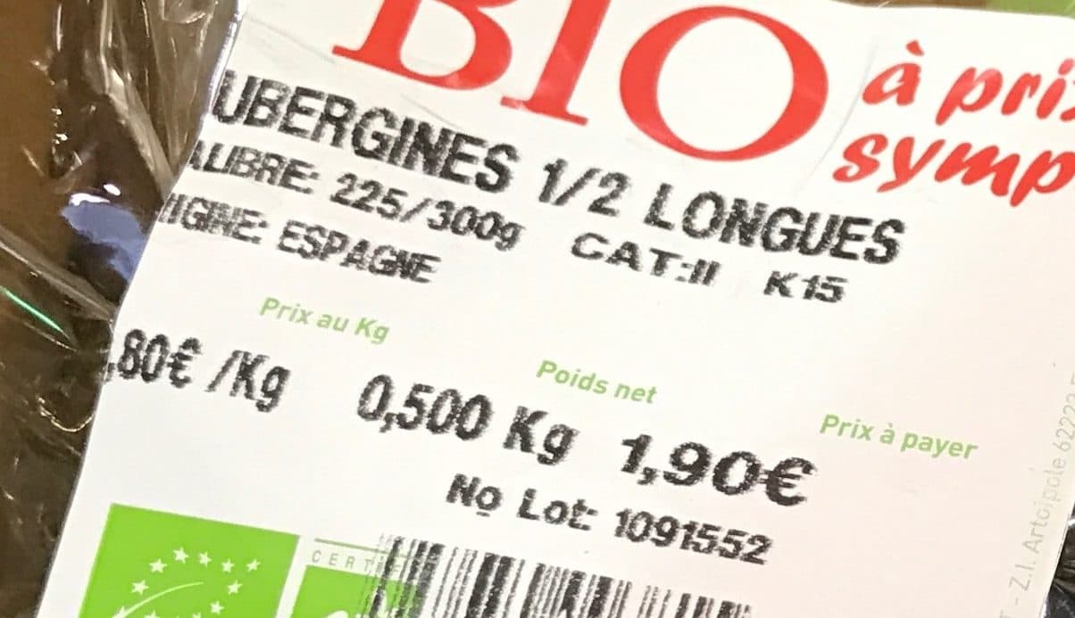 Bio à prix sympa Aubergines 1/2 longues packshot