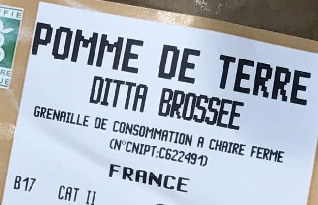 Bio Fort & Vert Pommes de terre Ditta brossée packshot