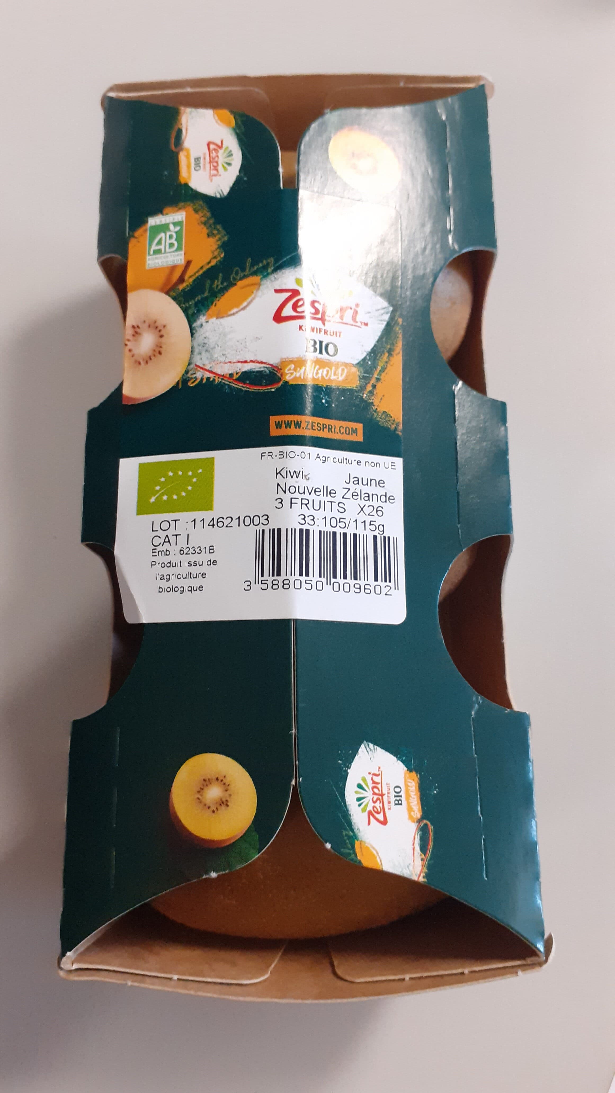 Zespri Kiwi packshot