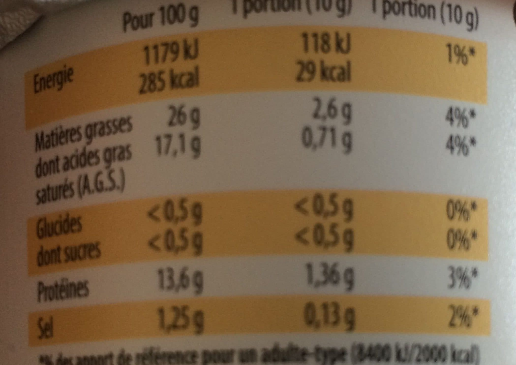Coopérative Laitière de Haute Tarentaise Crème de Beaufort 50% AOP packshot