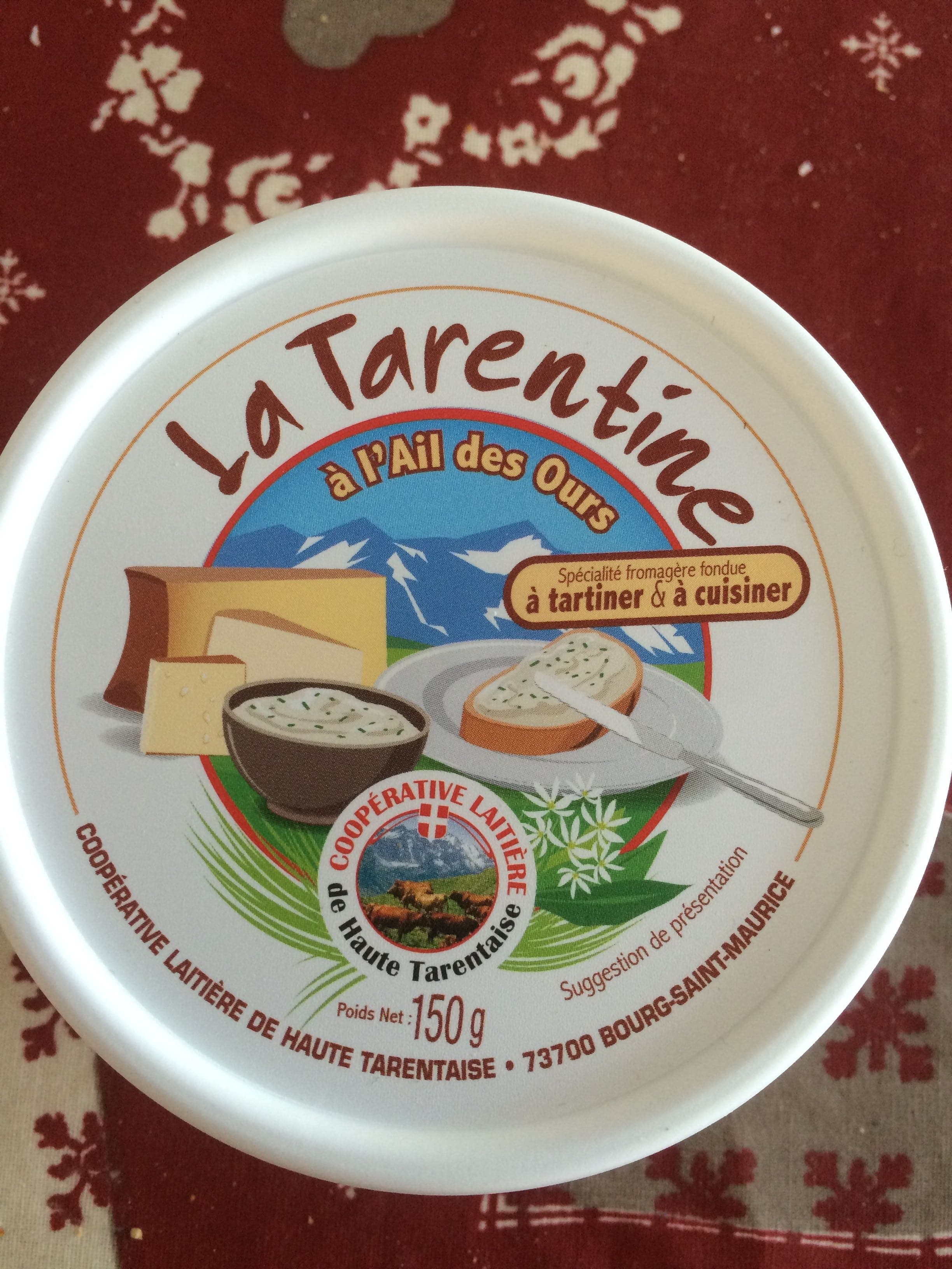Coopérative Laitière de Haute Tarentaise La Tarentine à l'Ail des Ours packshot