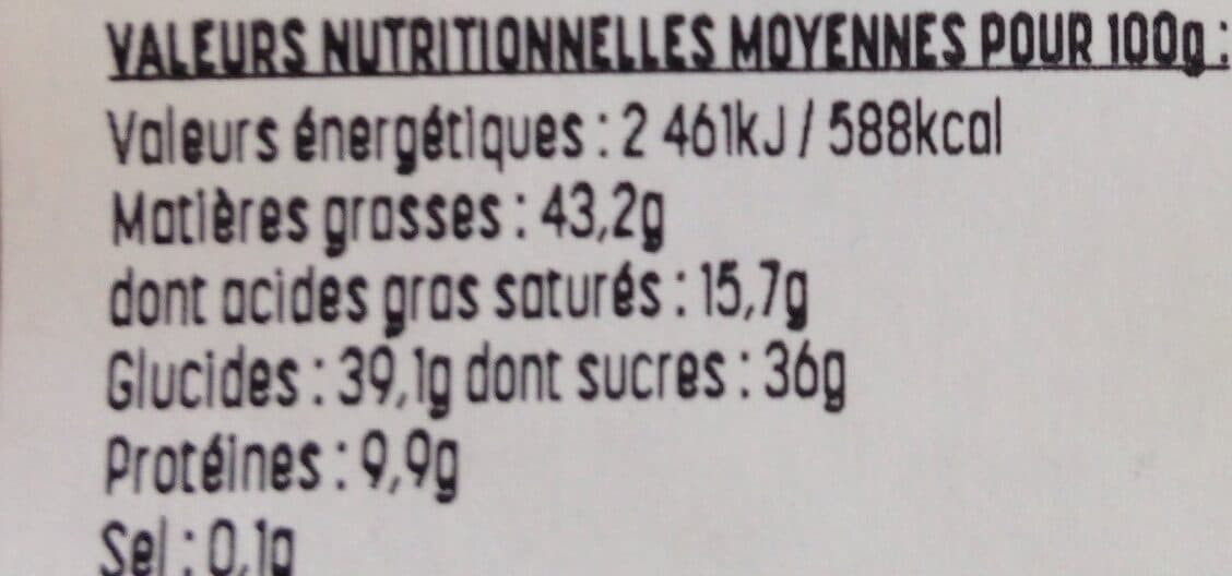 Open Food Facts Rochers noisette packshot
