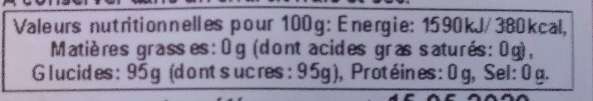 Open Food Facts Lolly colours 50 baby sweet packshot