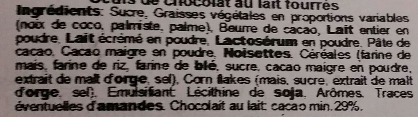 Open Food Facts Chocolat pâques oeufs happy easter packshot