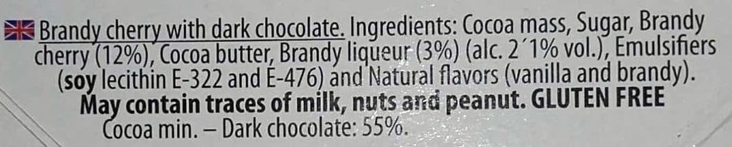 Babydélice Cerises Liqueur Chocolat noir packshot