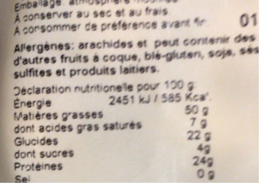 Togolo Arachides coque grillées packshot
