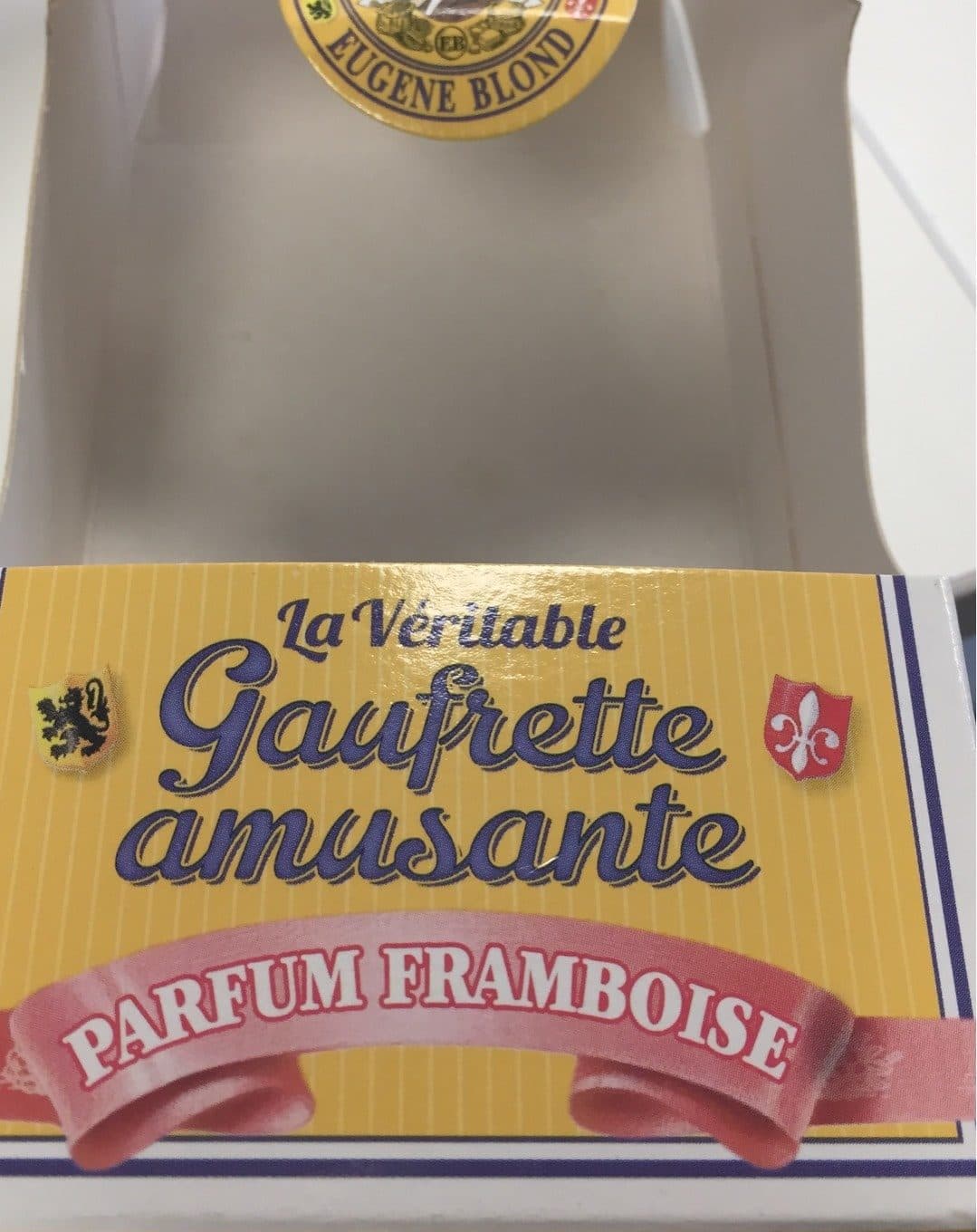 Biscuiterie eugene blond Gaufrette Double Fourrage Parfum Framboise packshot