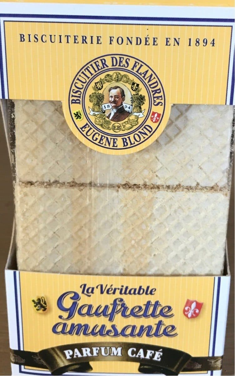 Biscuiterie Eugène Blond La gaufrette amusante parfum café packshot
