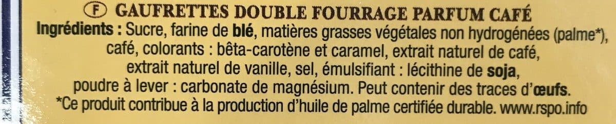 Biscuiterie Eugène Blond La gaufrette amusante parfum café packshot