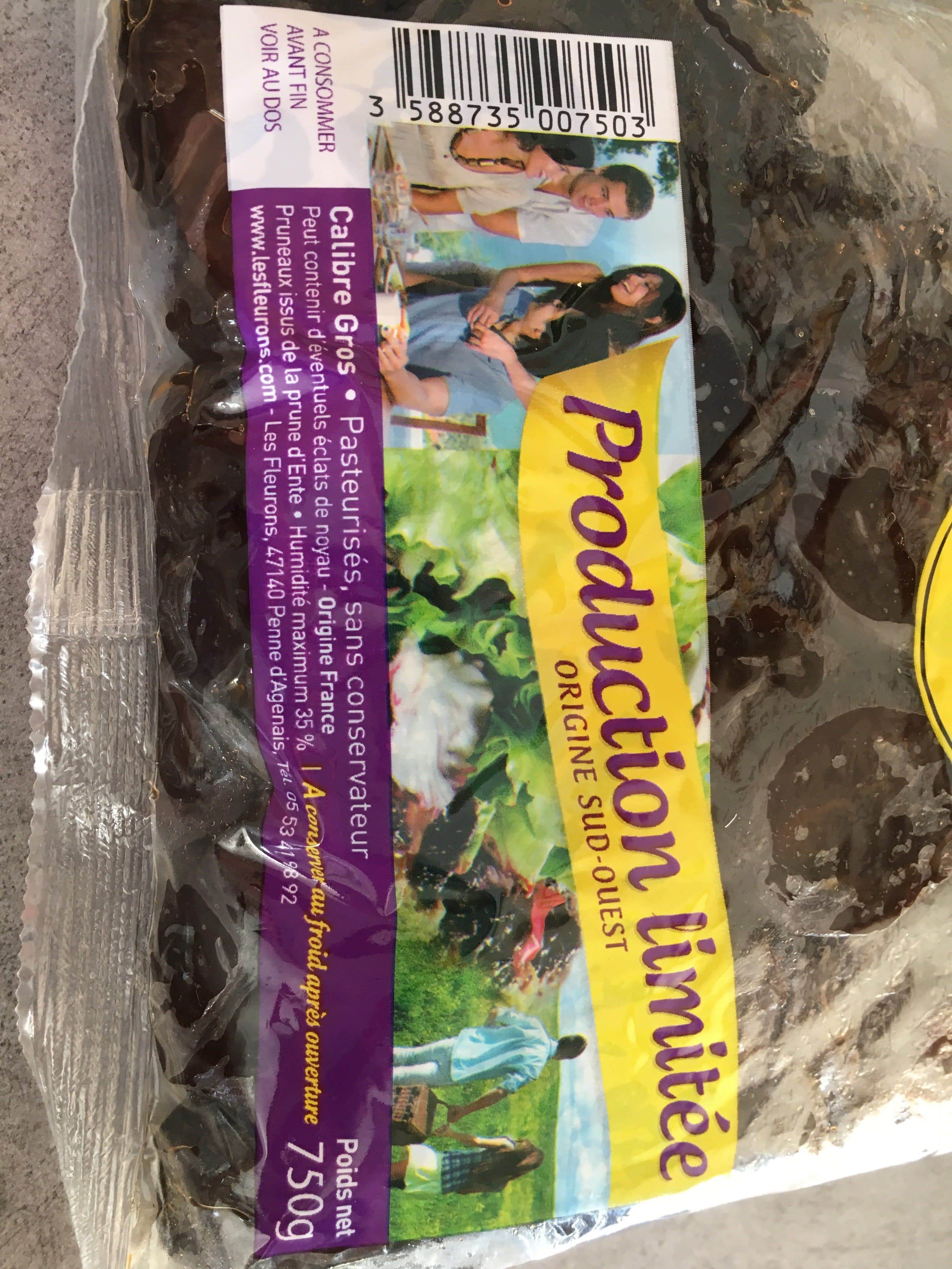 Les Fleurons Tradition Pruneaux fermiers packshot