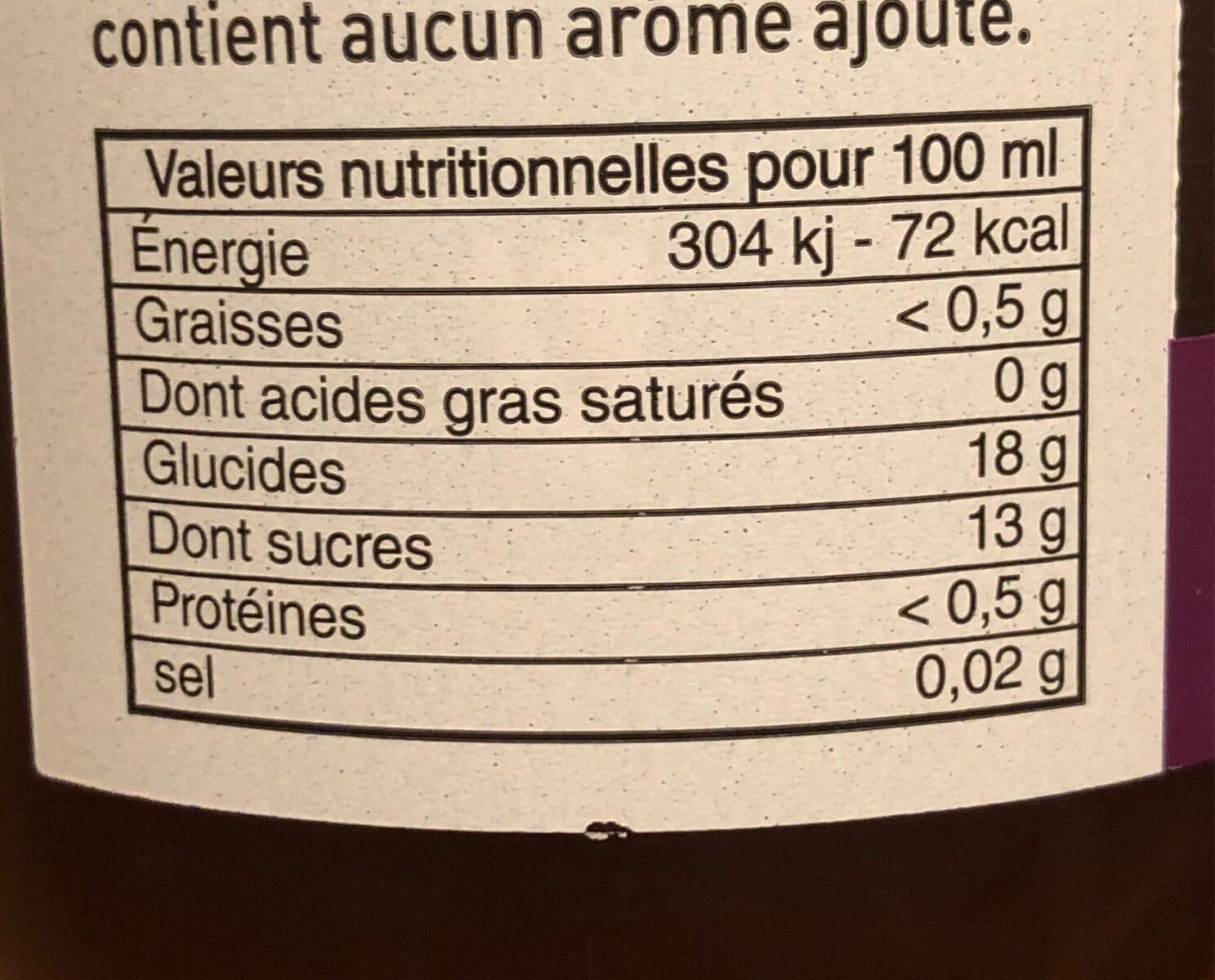 Les fleurons Jus de pruneaux du sud-oeust packshot