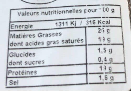 Open Food Facts Crottin de chavignol packshot