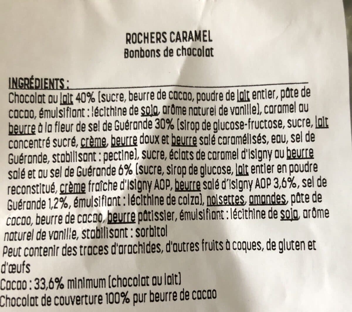Open Food Facts Rochers caramel packshot