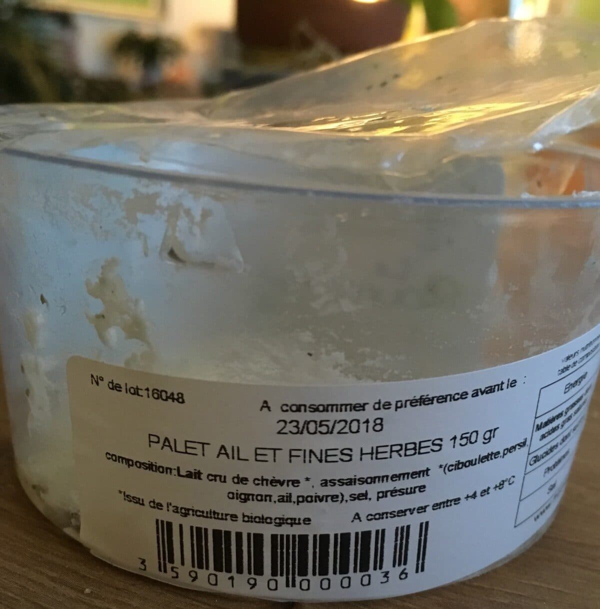 Open Food Facts Palet ail et fines herbes packshot