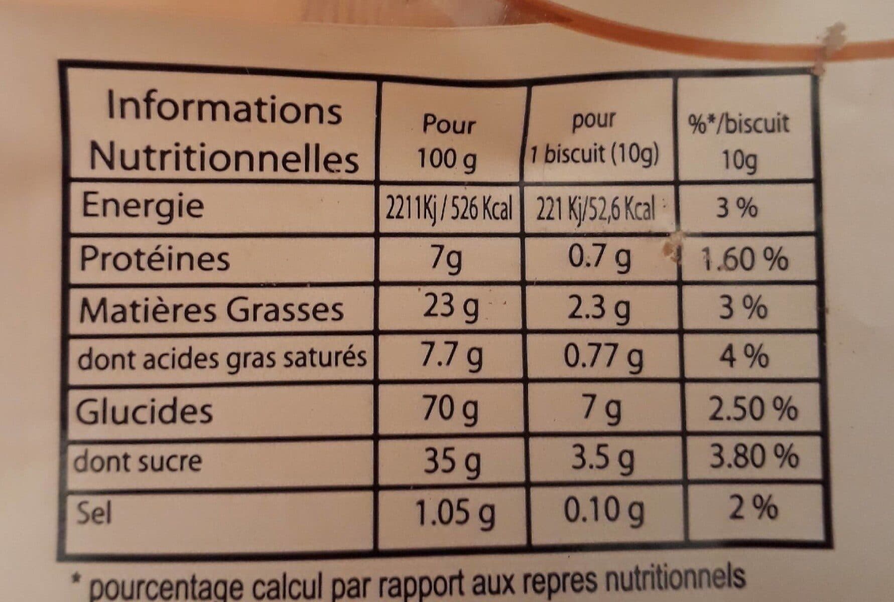 Intermarché Guggiulelle de zilia (biscuits corses) packshot