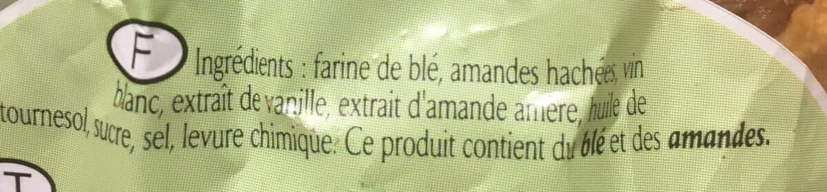 Les Biscuits De Zilia Croquants Zilia Amandes packshot
