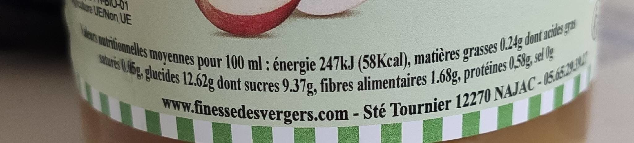 Finesse des Vergers Multifruits bio packshot