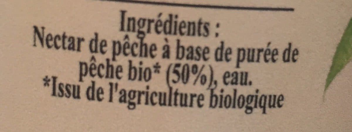 Finesse des Vergers Nectare de pêche BIO packshot