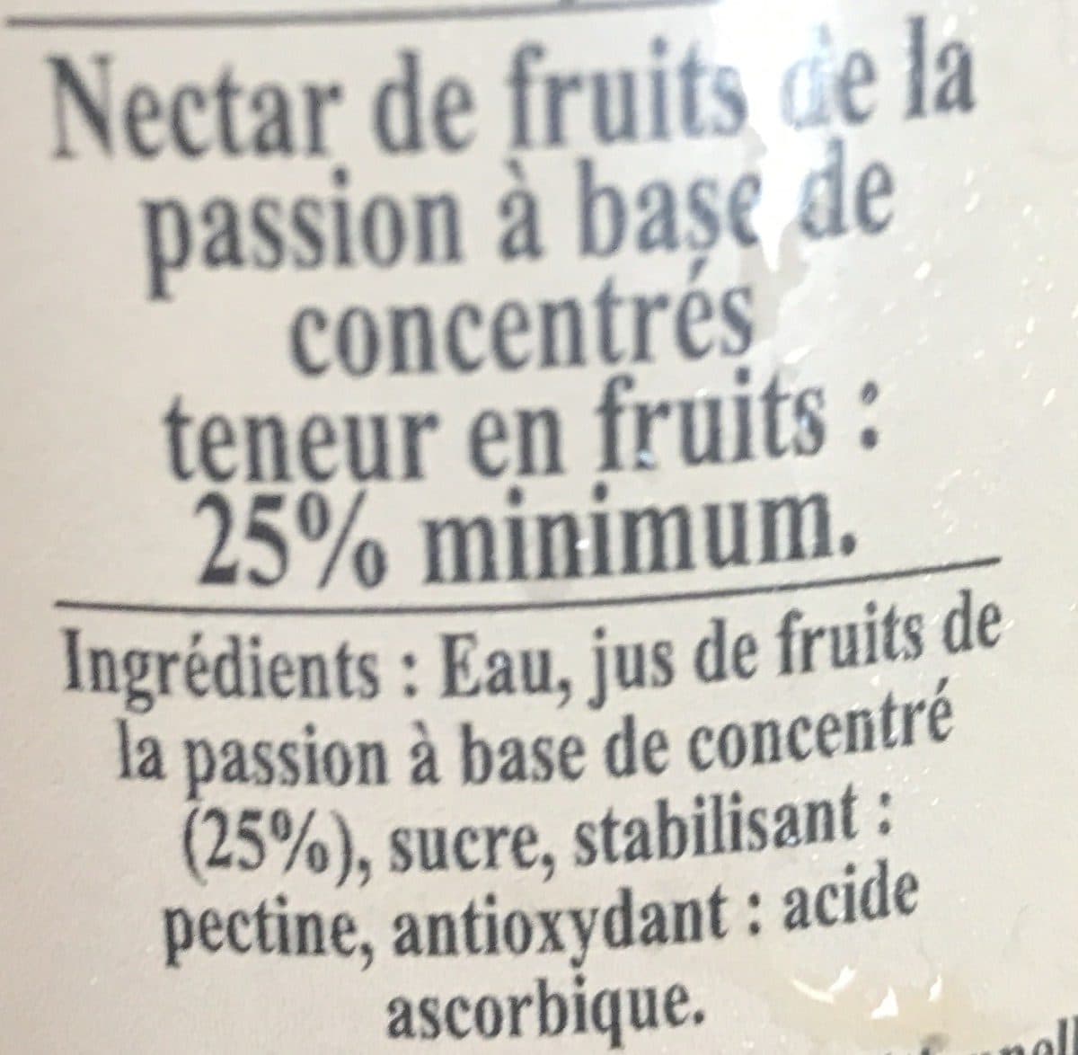 Finesse des Vergers Fruit de la passion packshot