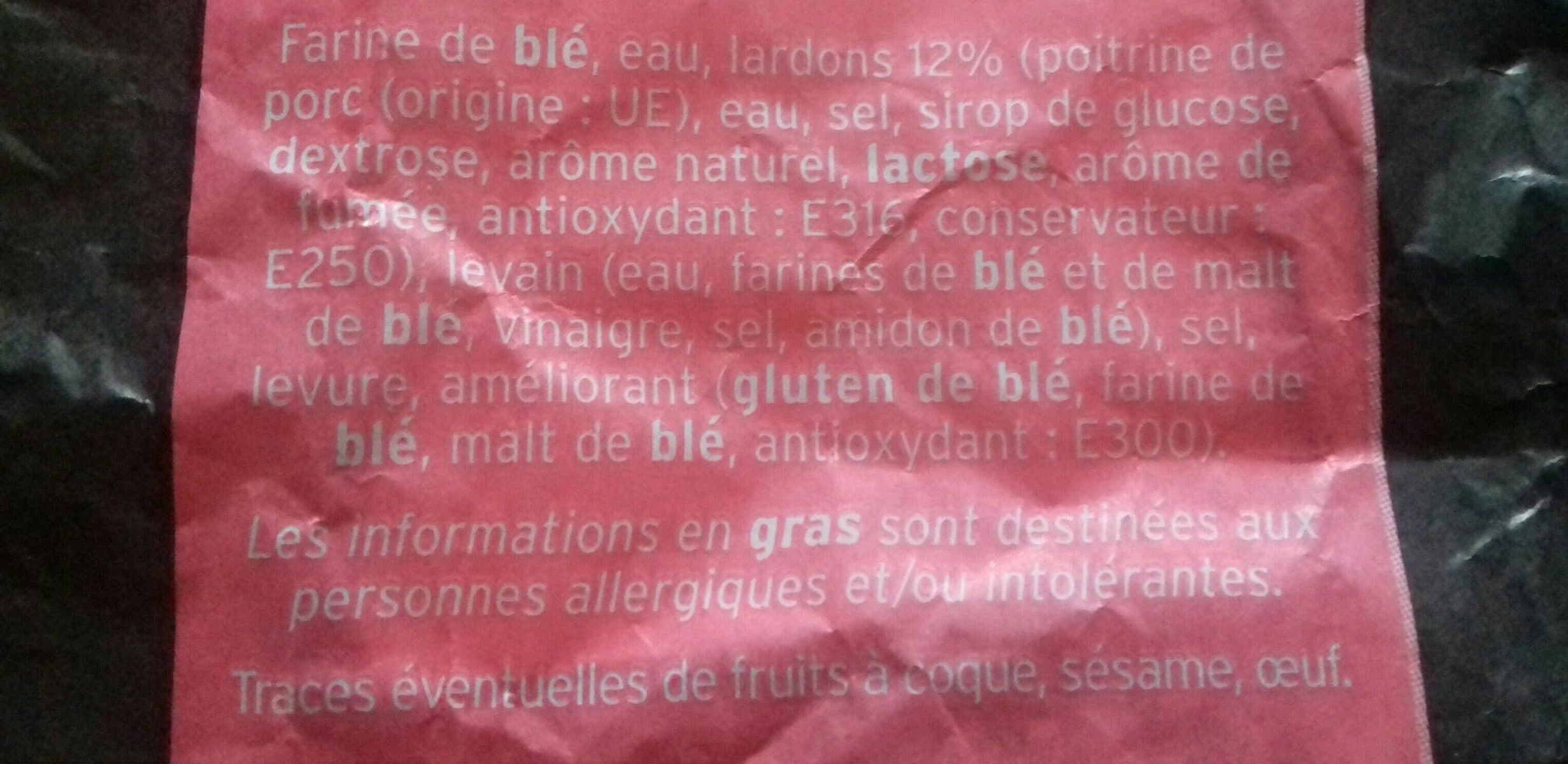 Open Food Facts Pain aux lardons packshot