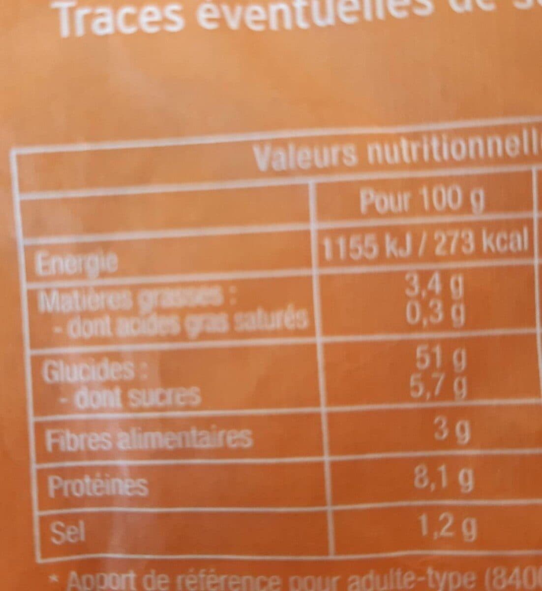 Open Food Facts Pain abricot noisette packshot