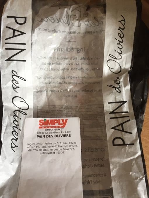 Simply Pain des oliviers packshot