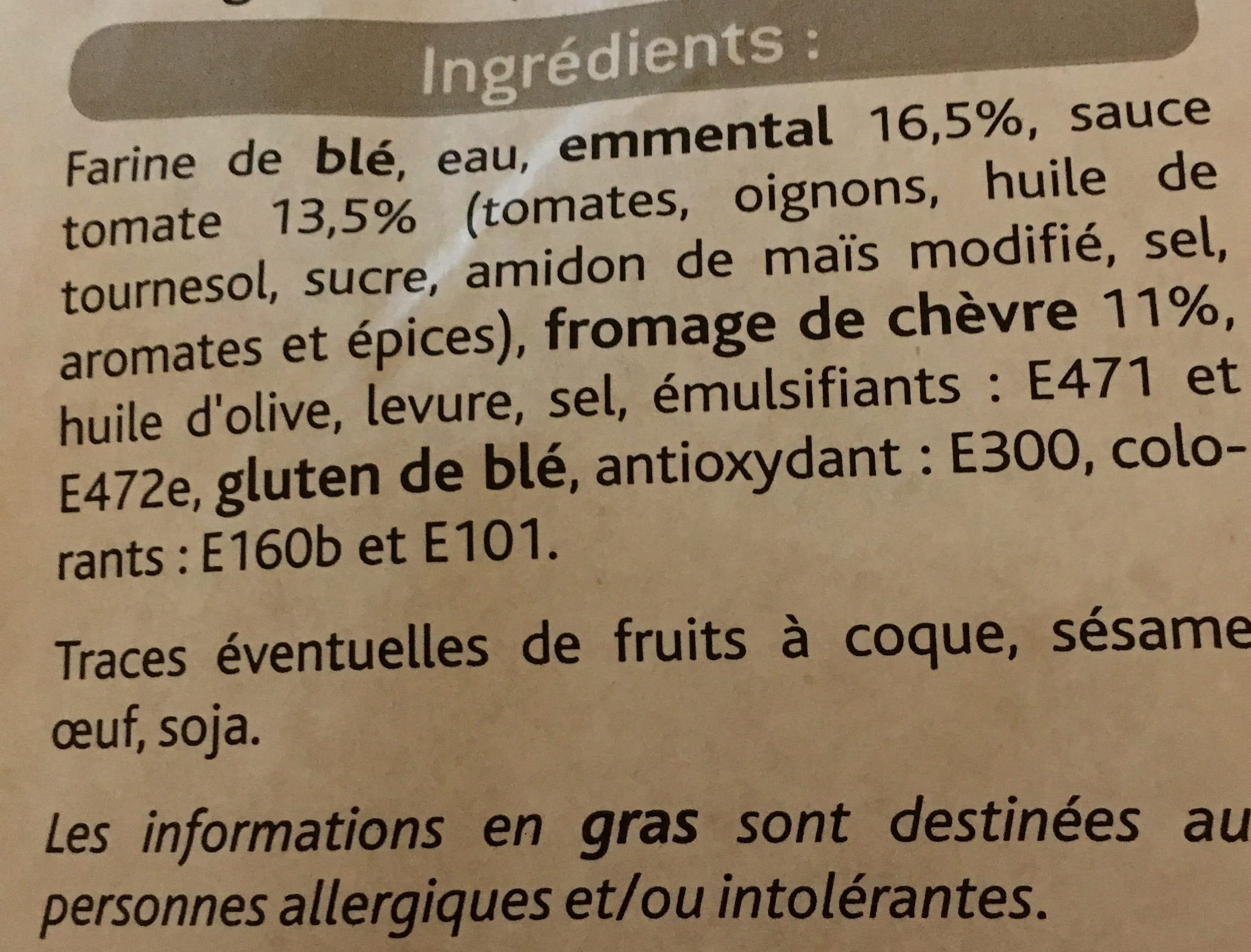 Leclerc Gourmande au chevre packshot