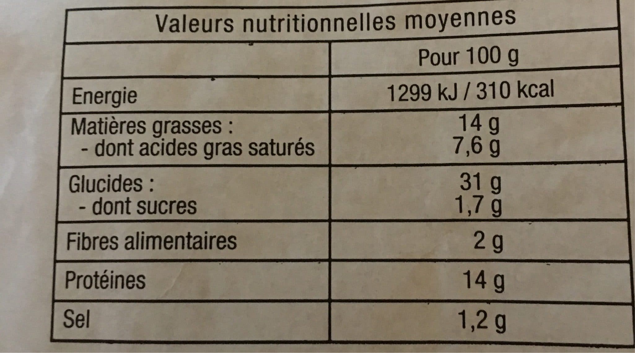 Leclerc Gourmande au chevre packshot