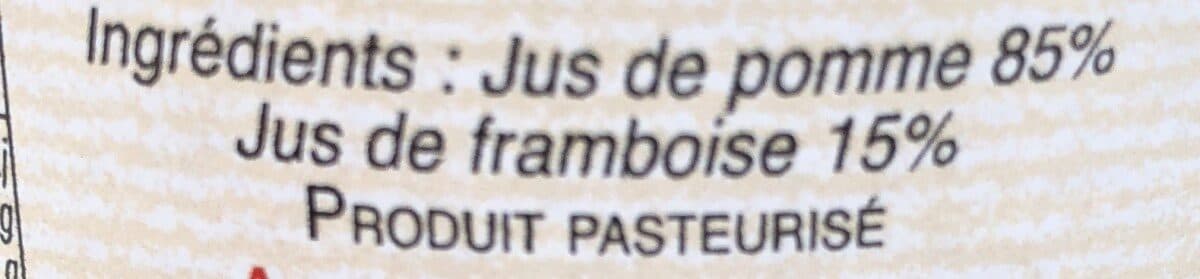 Open Food Facts Put Jus Pomme Framboise packshot