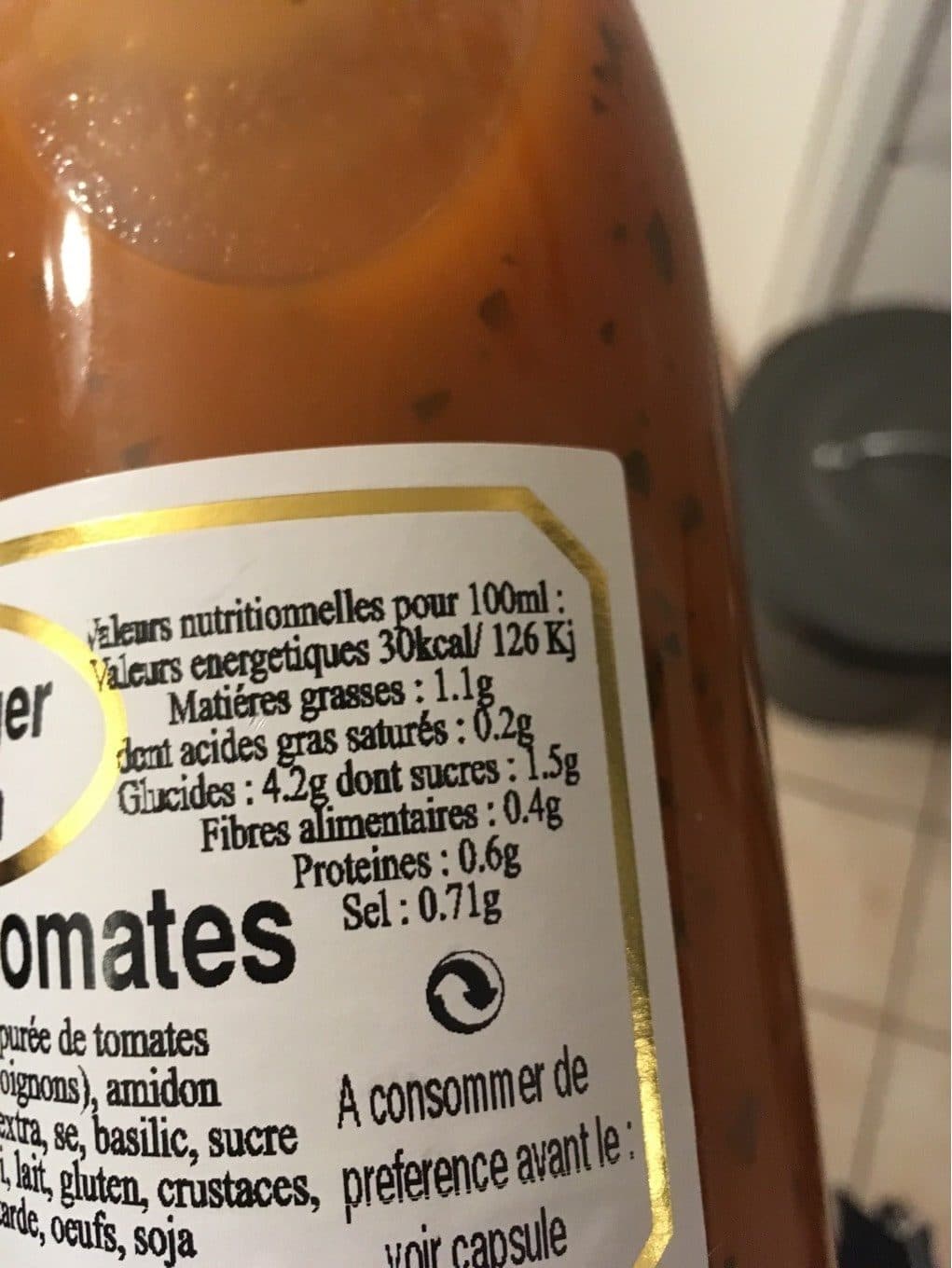 Le Potager D’antan Soupe de tomates packshot