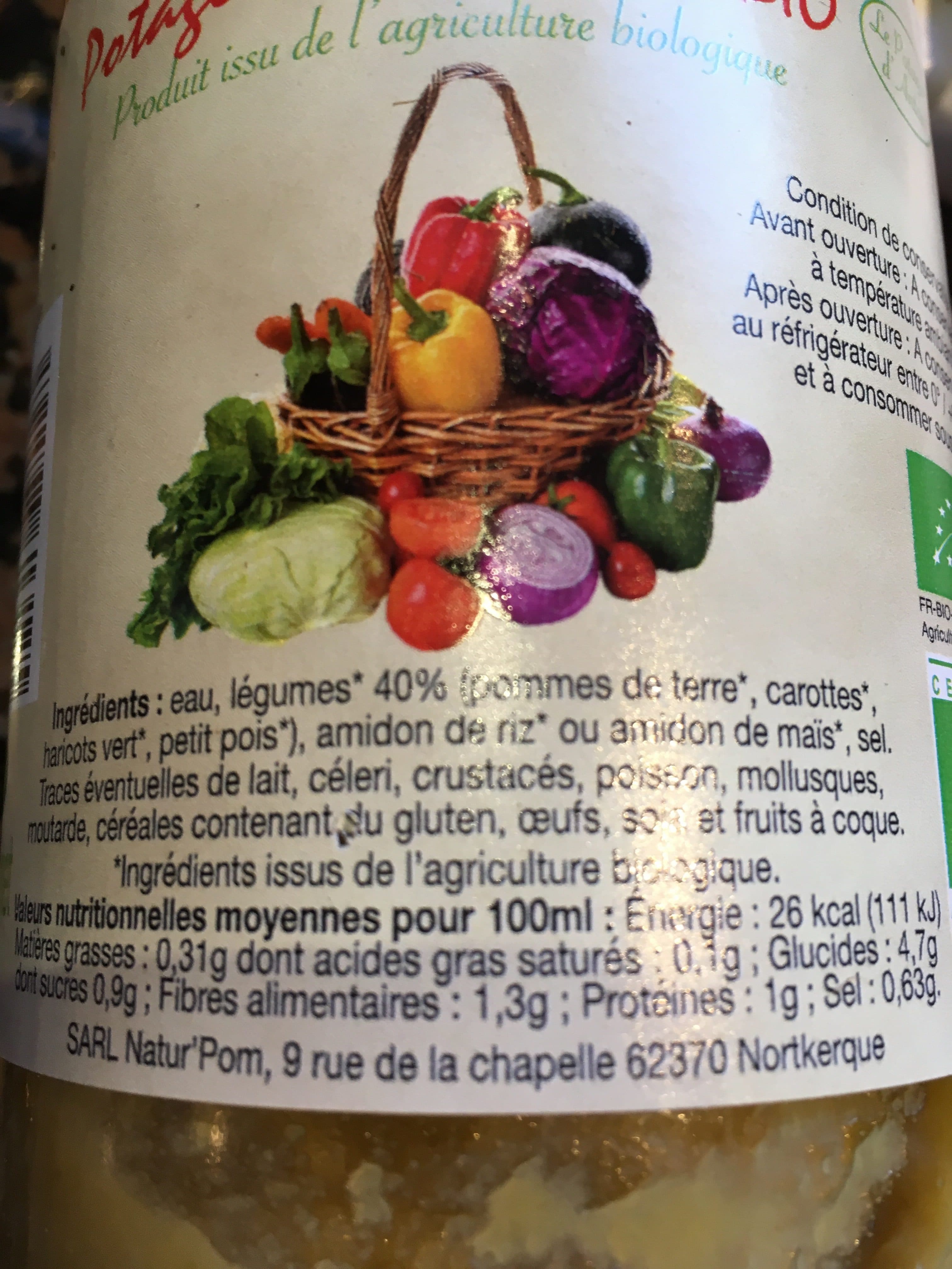 Le Potager D’antan Potage de légumes bio packshot