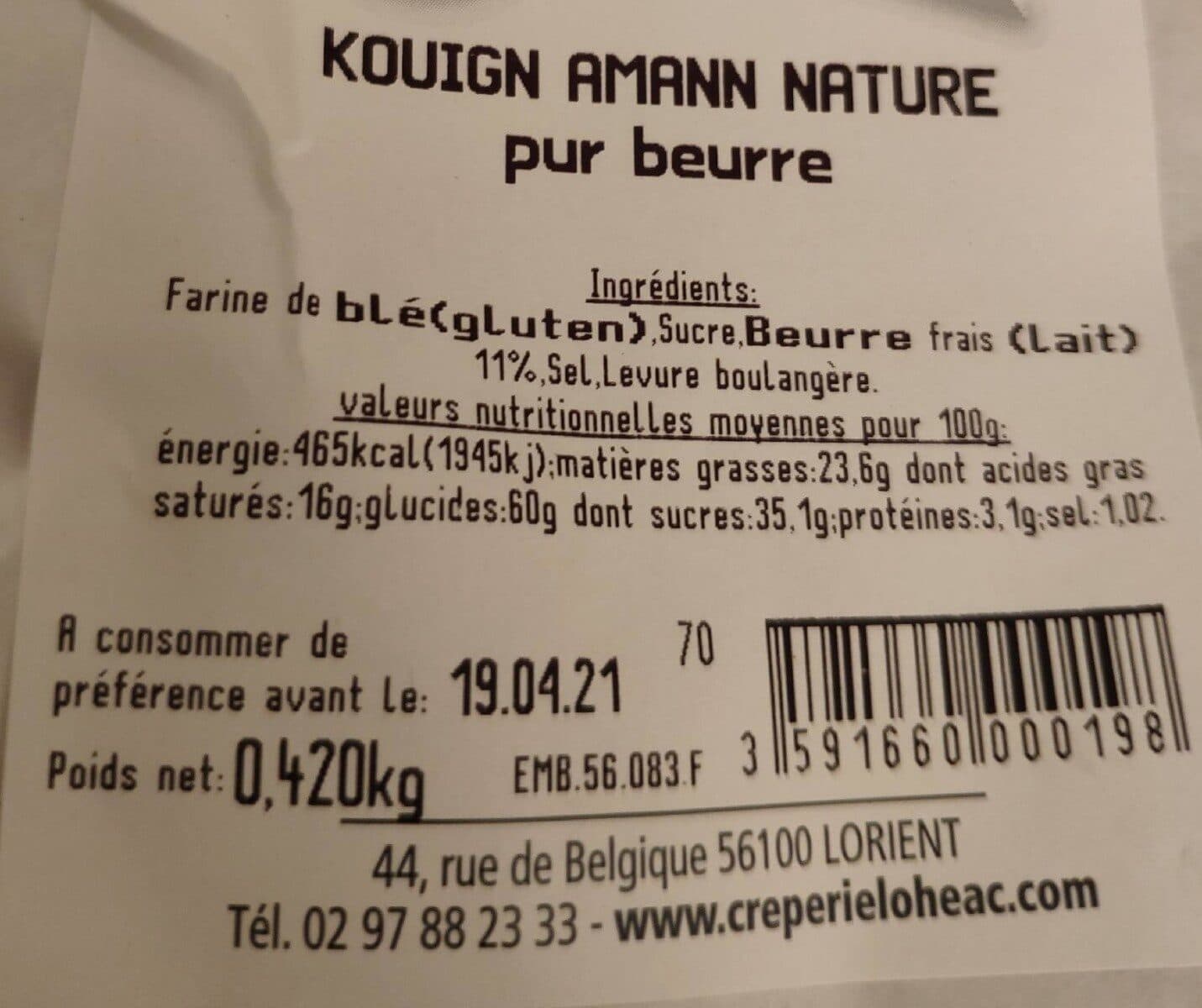 Arzano Kouign-Amann packshot