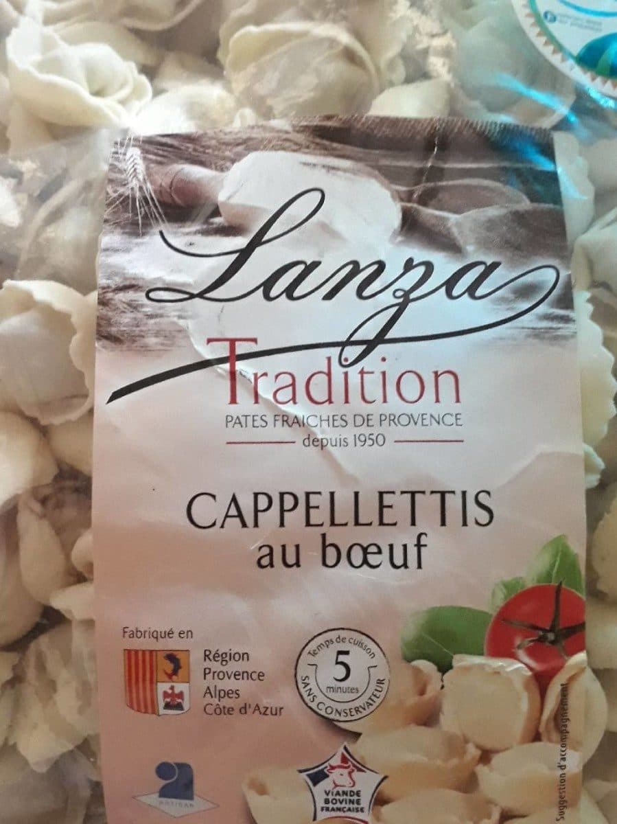 Open Food Facts Cappellettis au boeuf packshot