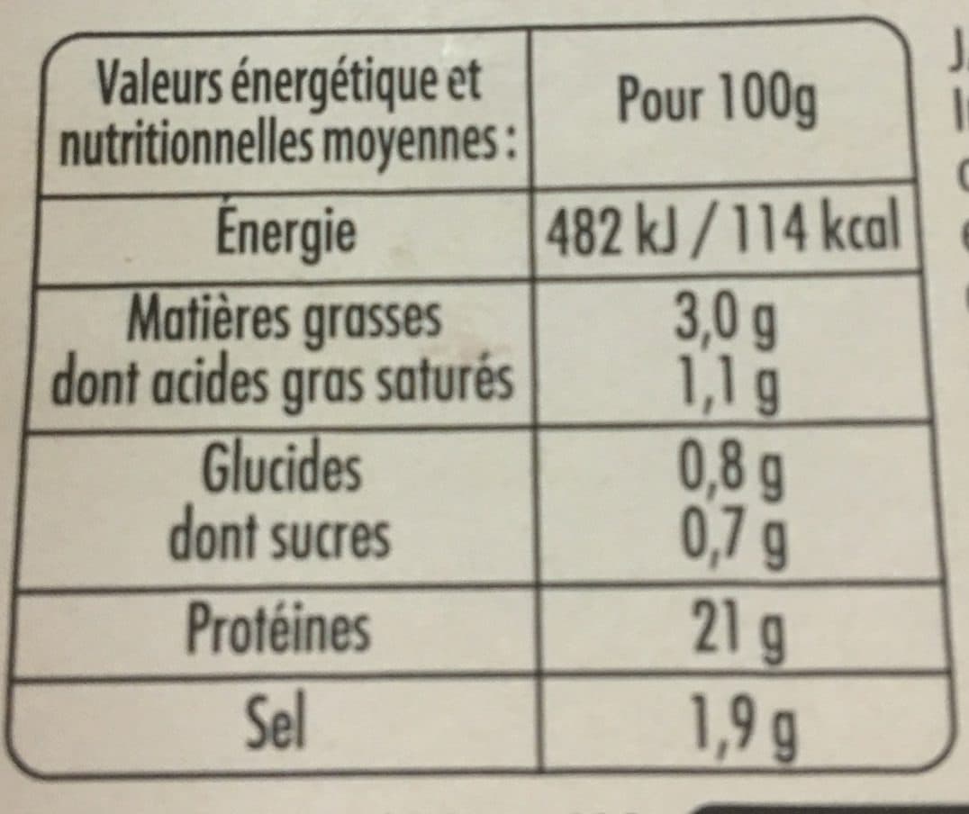 Madrange Restauration Jambon supérieur Dégustation (16 tranches) packshot