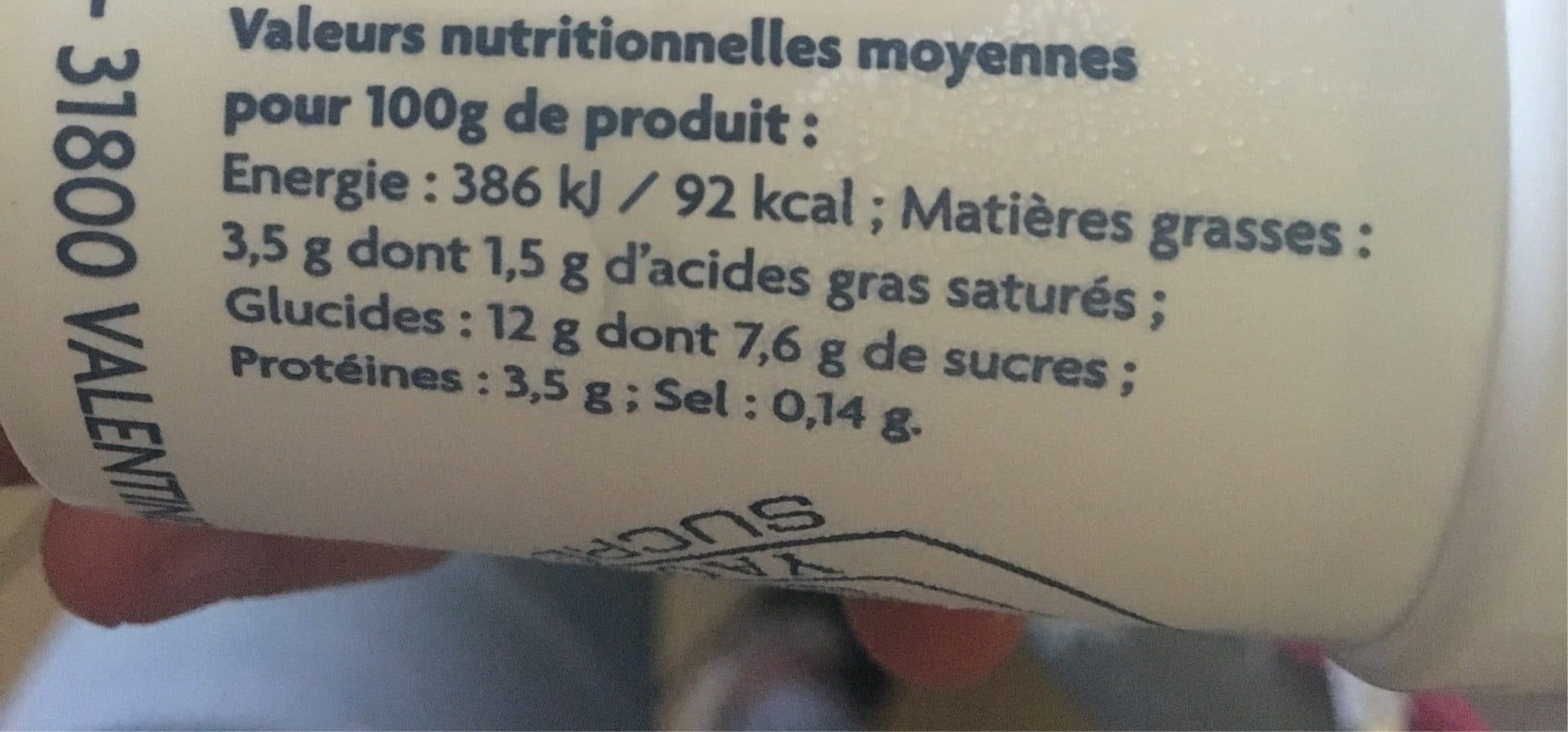Ferme collet Yaourt Mon Lait Fermier - Sucré Saveur Vanille packshot