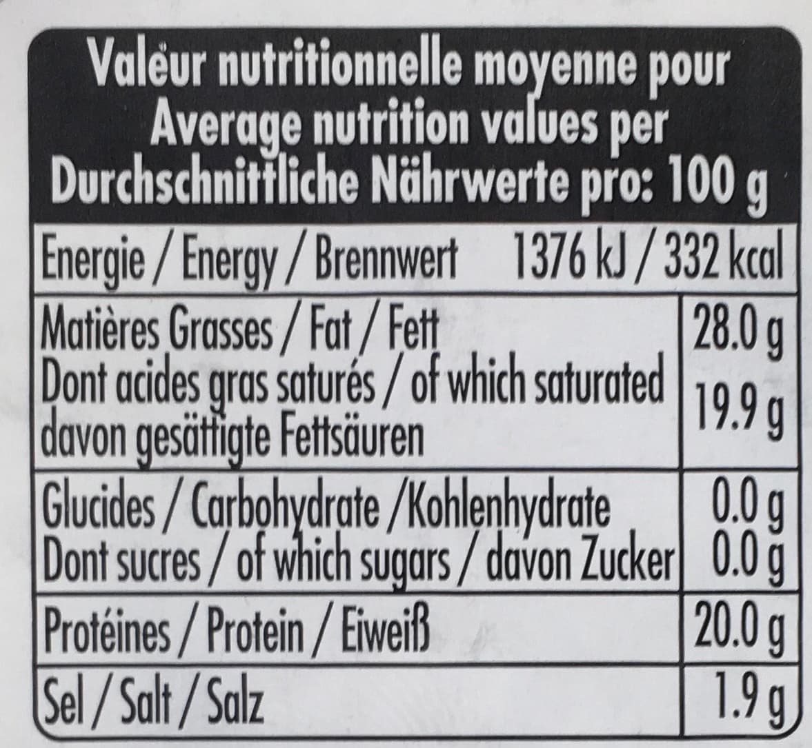 Corsica Fromage de brebis au lait pasteurisé (28% MG) packshot