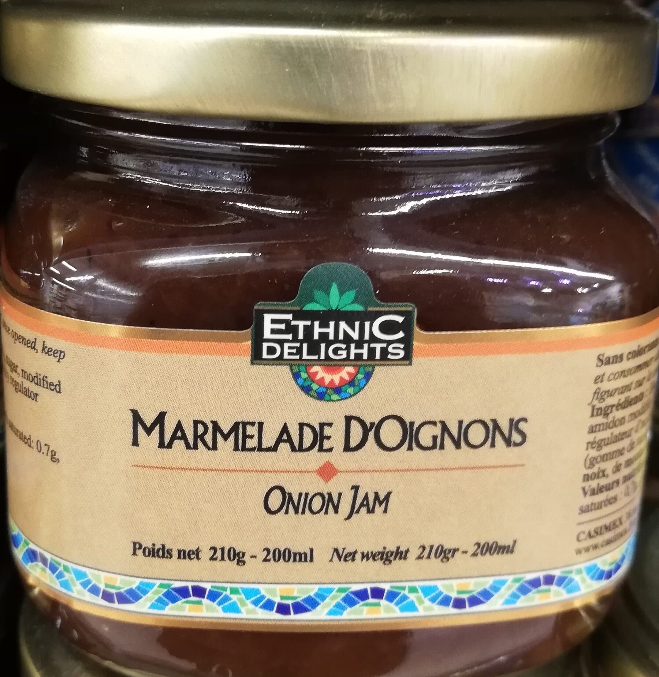 Ethnic Delights Marmelade d'Oignons packshot