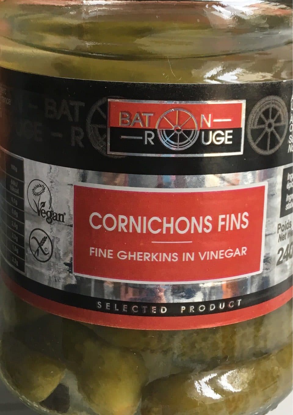 Baton Rouge Cornichons fins packshot