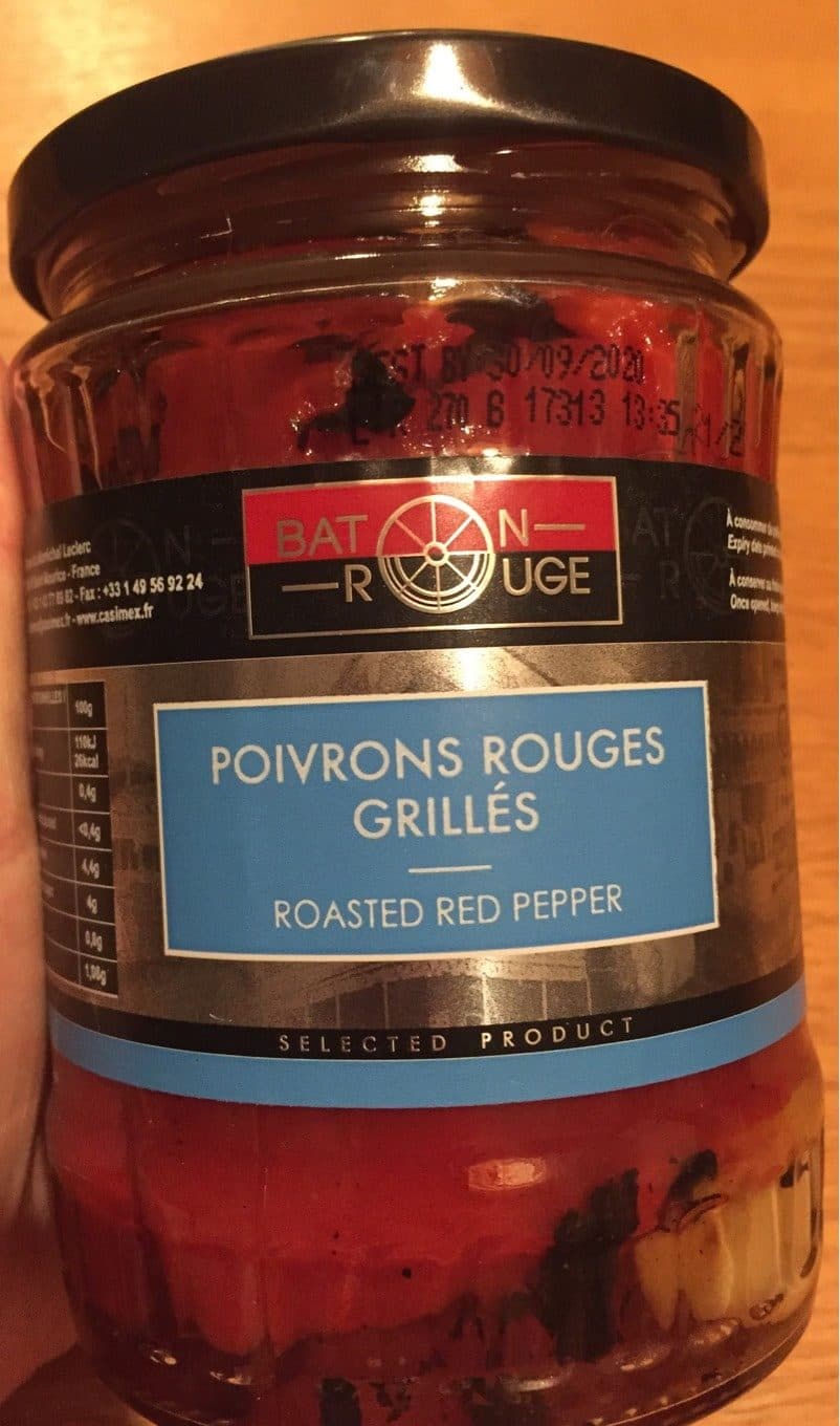 BATON ROUGE Poivrons rouges grillés packshot