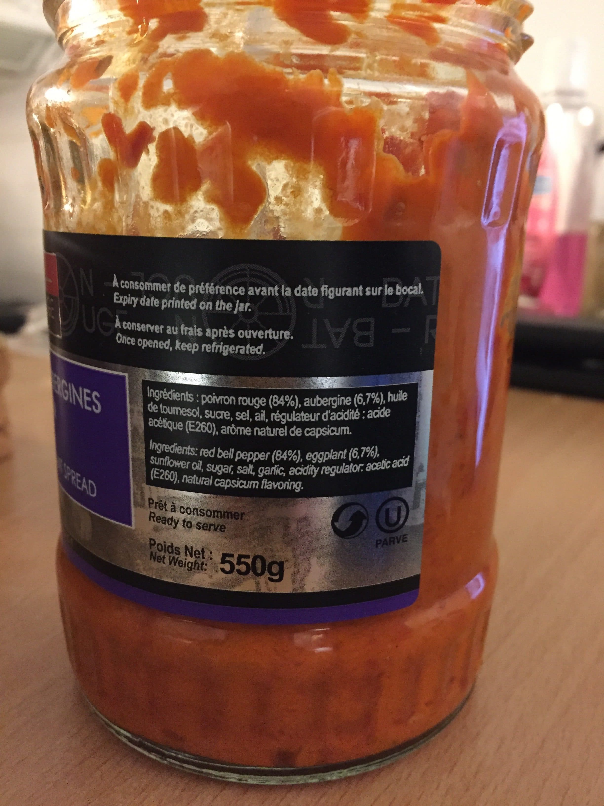 Baton Rouge Poivrons et aubergines packshot