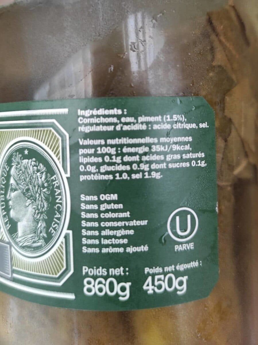 Bornibus Cornichons Au Sel packshot